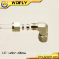 SUS316 90 degree corner stainless steel tubing elbows for pipe